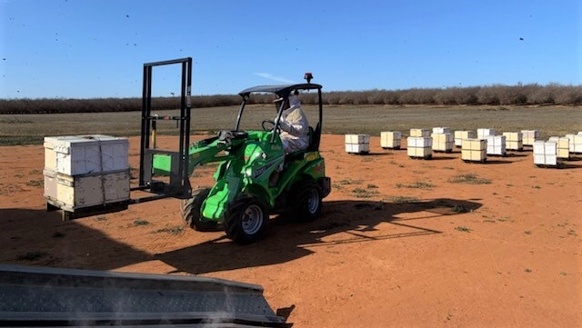 Delivering beehives