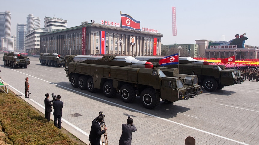 Musudan missiles in North Korea