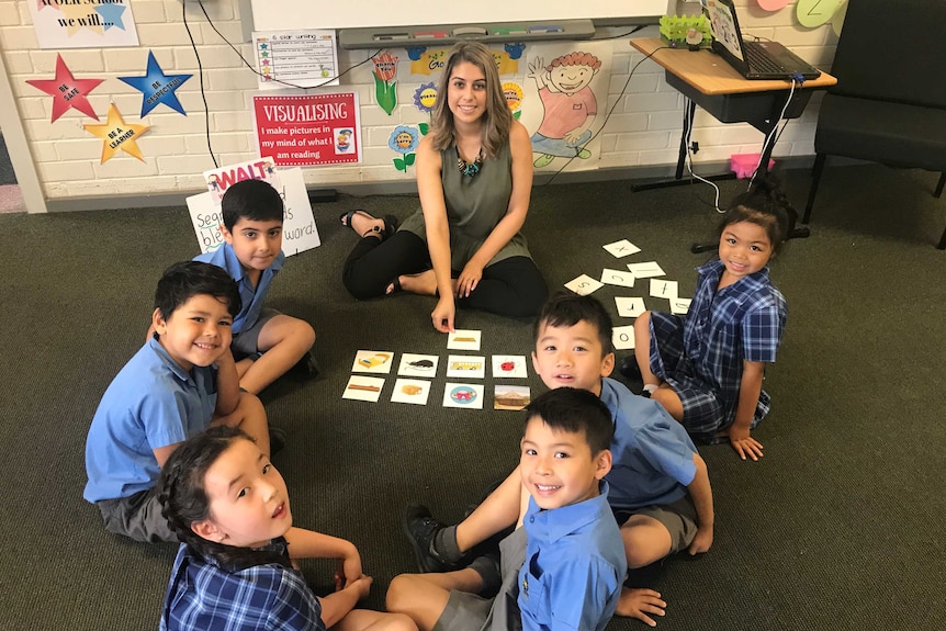 Kids at Our Lady of the Rosary Catholic Primary School