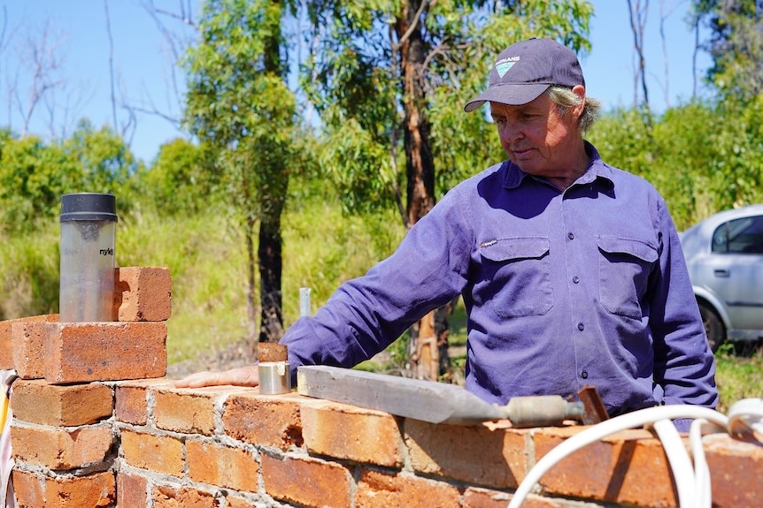 Mark Taylor looks back at what's left of the shed he built with his late father.