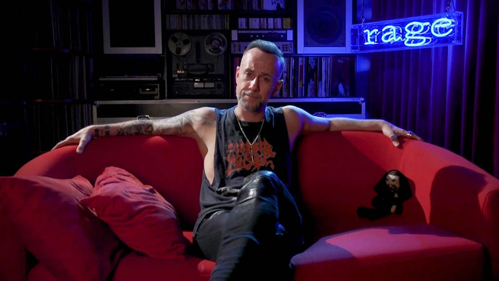 Promo for Nergal from Behemoth guest programs Rage - ABC Rage