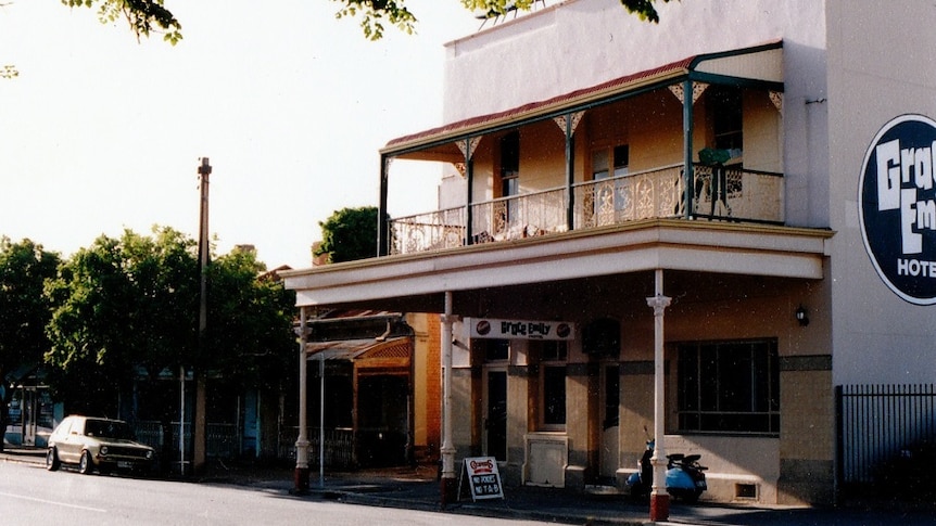 A traditional hotel with a front verandah