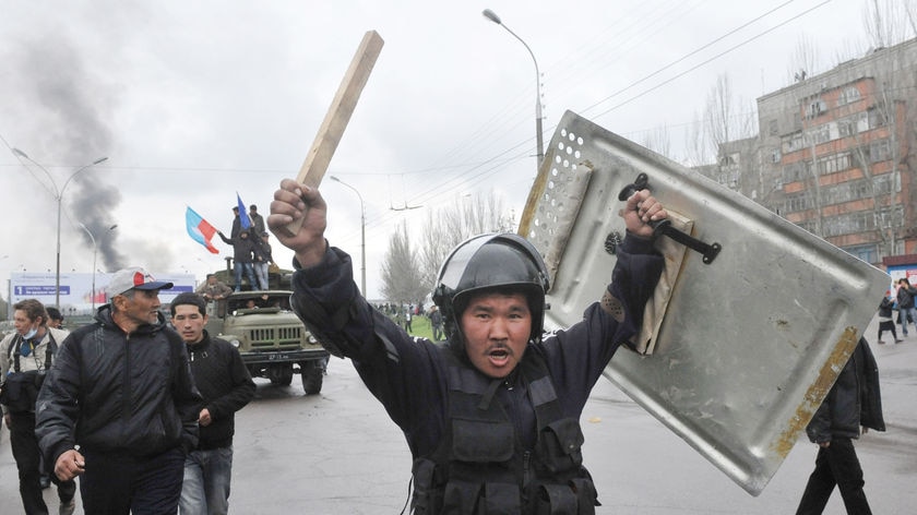 Kyrgyz opposition supporters rally against government