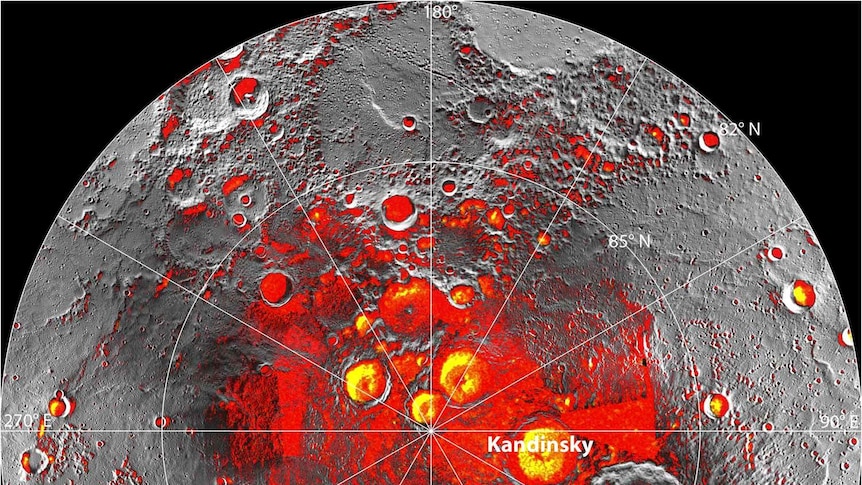 Mercury's north polar region