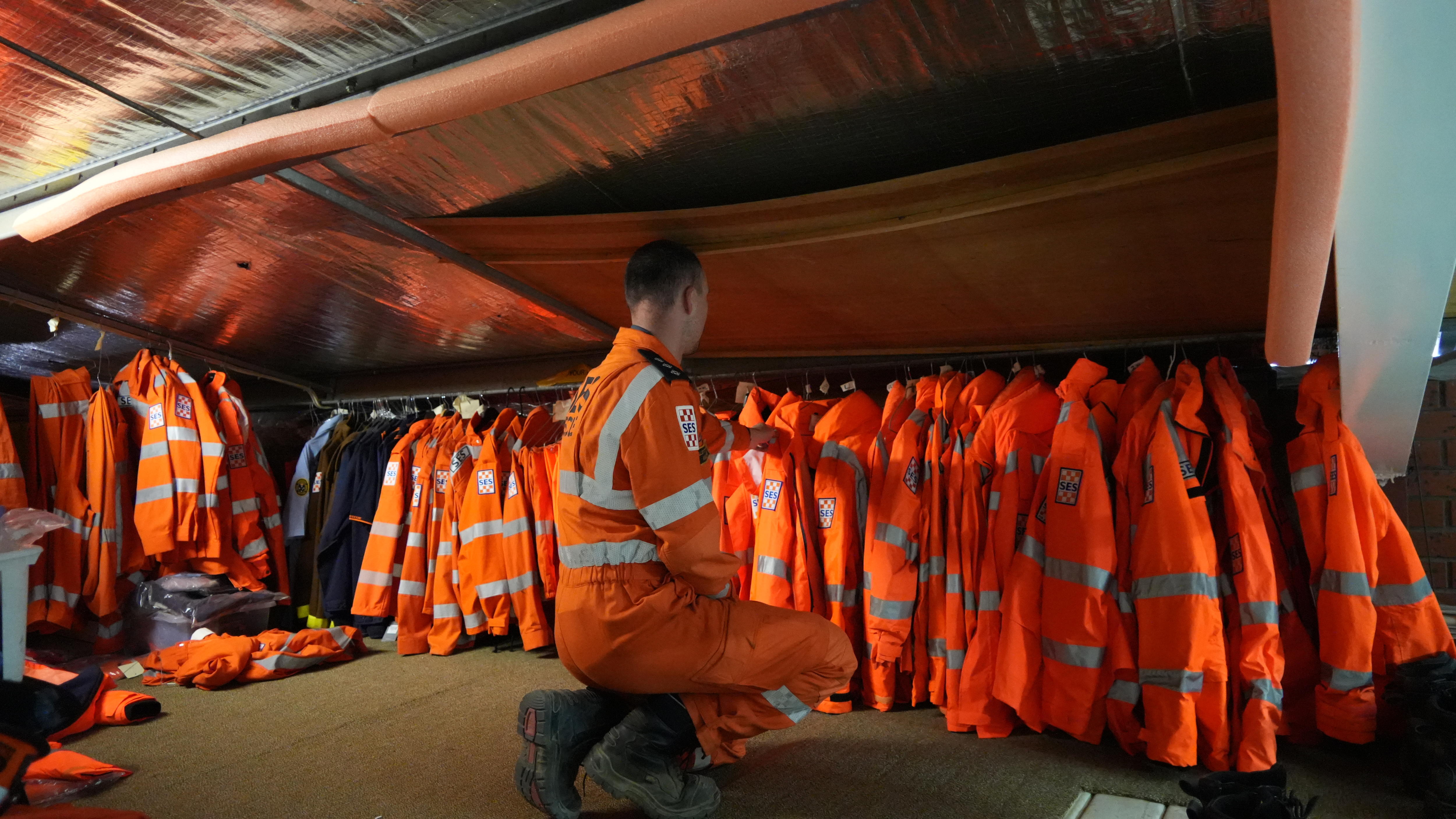 SES volunteers change in front of others at 'embarrassing' regional HQ