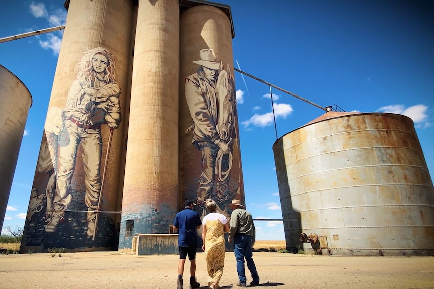 Silo art on Roseberry Silo