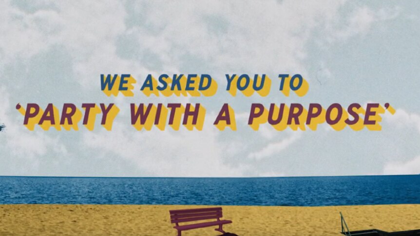 Screenshot 'We Asked You To Party With A Purpose'