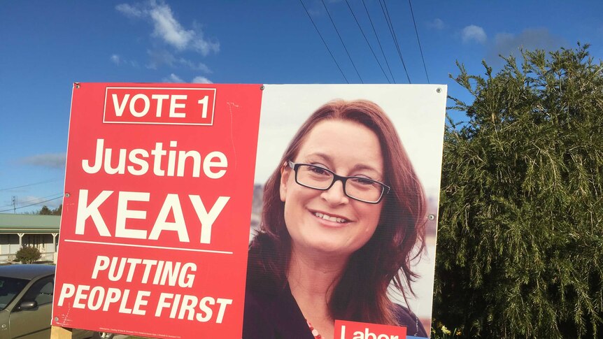 Justine Keay campaign sign