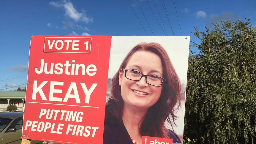 Justine Keay campaign sign
