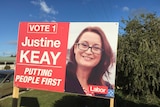 Justine Keay campaign sign