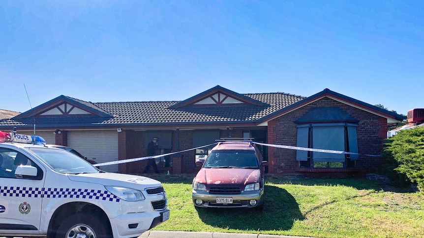 Woodcroft house where a man suffered serious burns