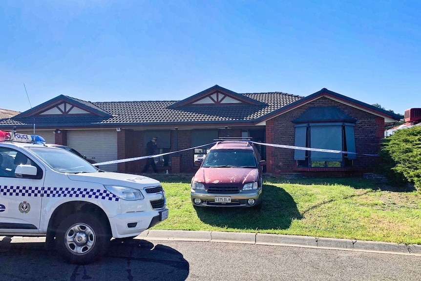 Woodcroft house where a man suffered serious burns