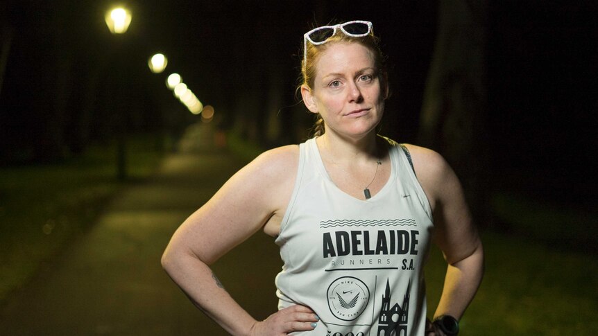 Katherine Benson is a member of an Adelaide running group