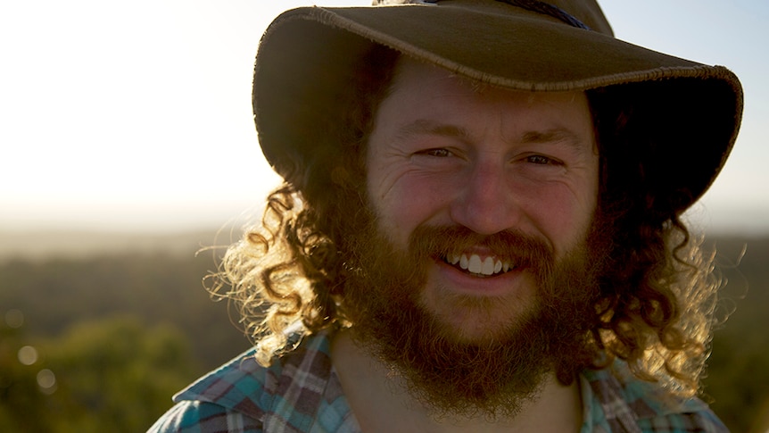 head shot of Dan Abikhair with an Akubra hat on 