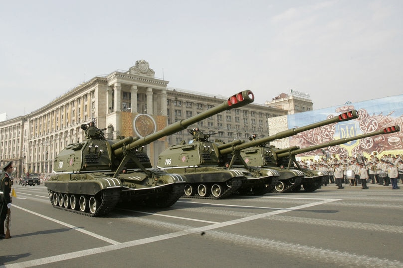 Ukrainian military might on show