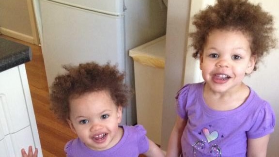 LtoR Indianna, 3, and Savannah, 4, who were murdered at a house in Watsonia.