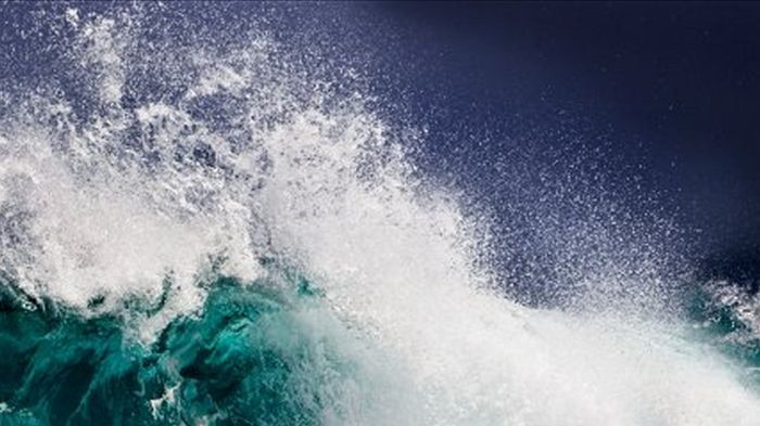 Wave breaking on the ocean