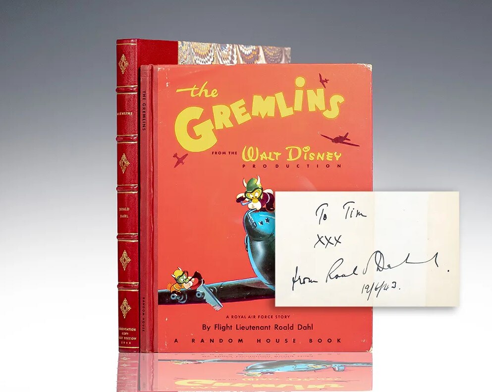 A signed copy of a red book.