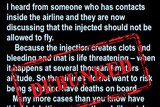 A fake news social media post about vaccines and airlines with debunked symbol over it.