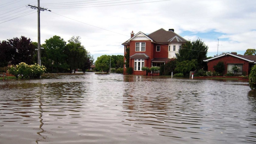 King Richard Drive, Shepparton, underwater