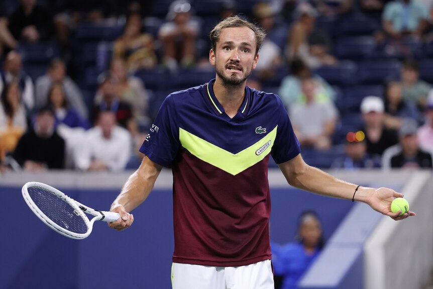 Watch: Daniil Medvedev responds to fans booing after his victory