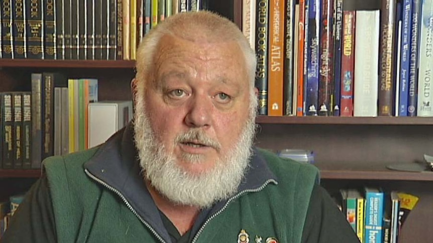 Former volunteer, Tasmanian man Chris Walker.