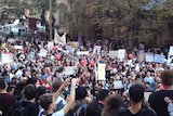 Student protest in Sydney