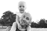 Eli Madigan and his two-year-old daughter Alaya