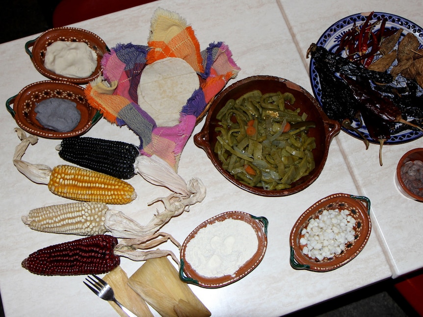 Indigenous Mexican feast