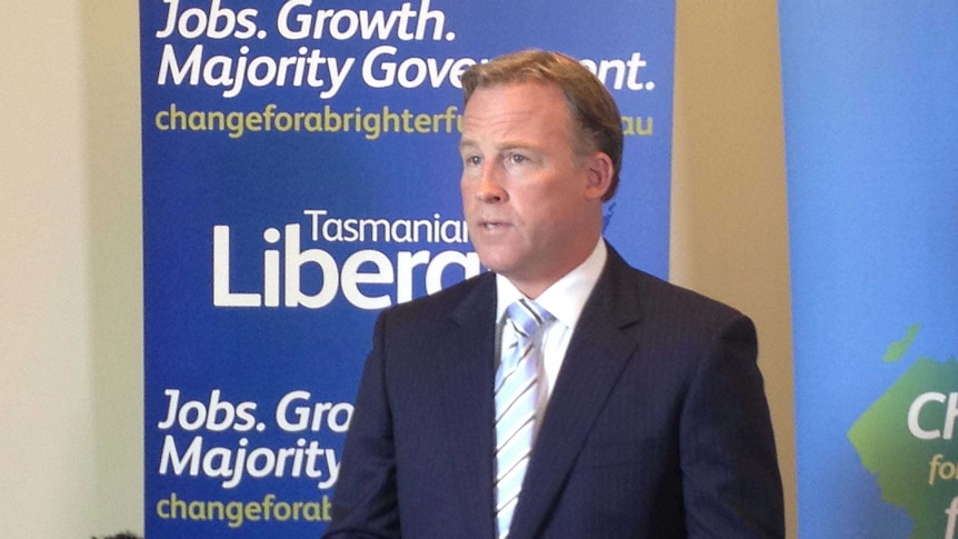 Tasmanian Liberal Leader Will Hodgman.