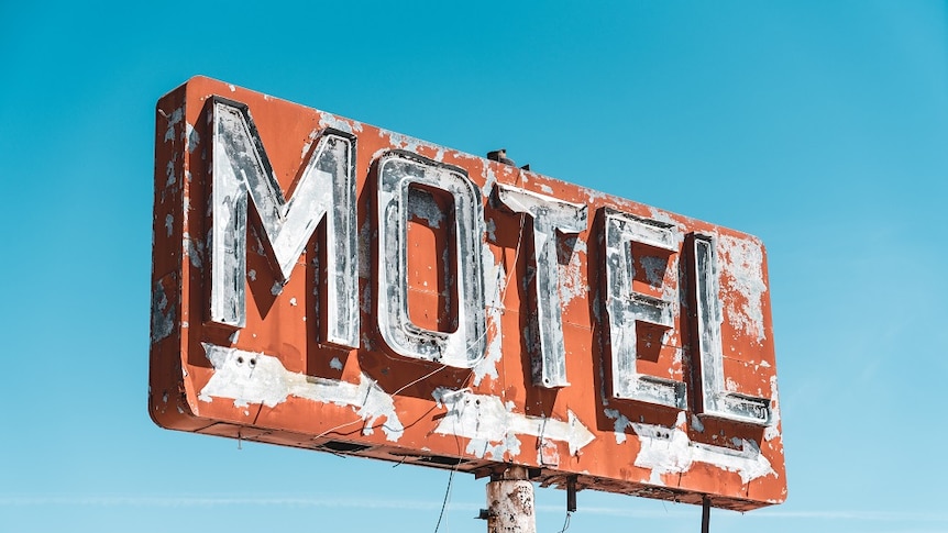 Disused motel sign