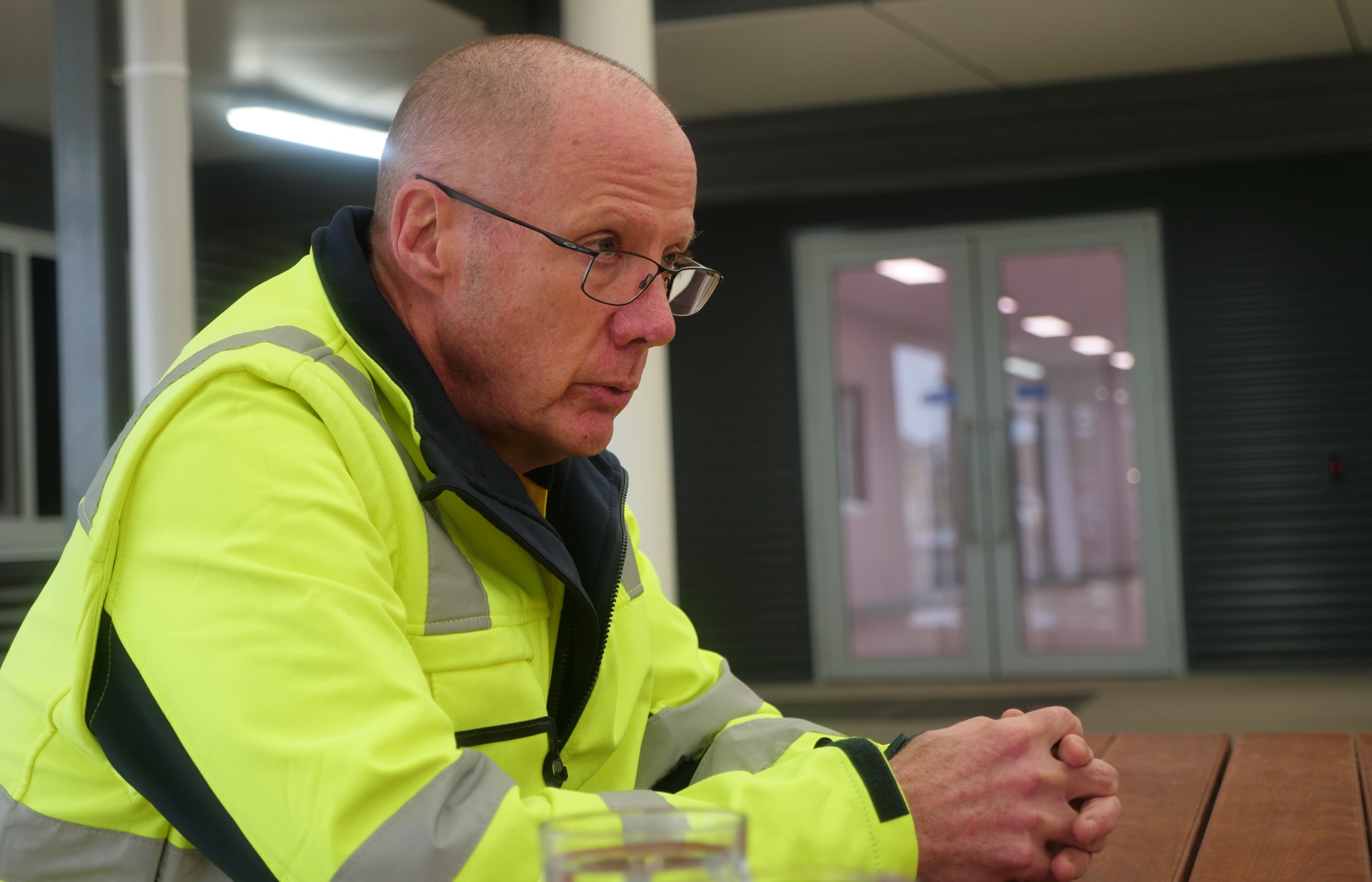 Uma foto aérea da histórica cidade mineira de Greenbushes.