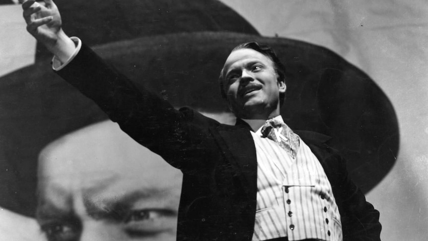 American actor and director Orson Welles (1915 - 1985) as Charles Foster Kane in the film 'Citizen Kane', which he wrote, produced, directed and starred in. President Donald Trump has named it his favourite film and likewise campaigned with a photo of himself as the backdrop.