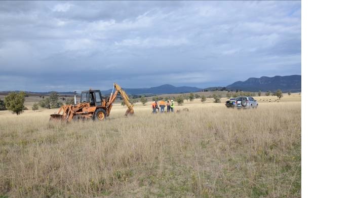 Soil surveys within the Spur Hill Project area near Denman.