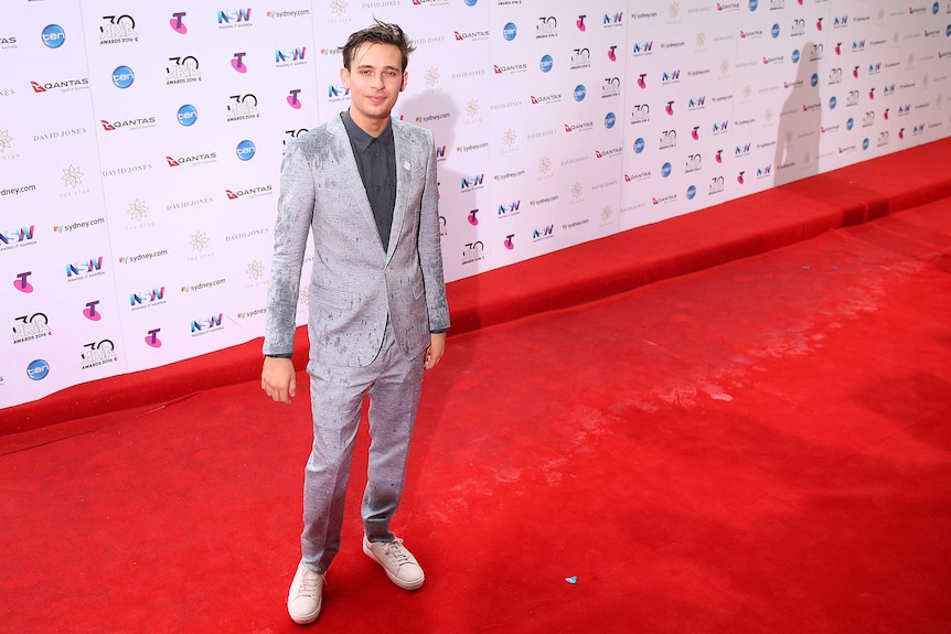 Flume on the red carpet