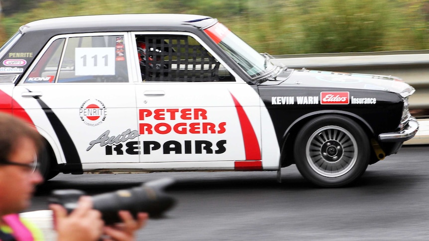 Legend of the Lakes hillclimb competitor Peter Rogers