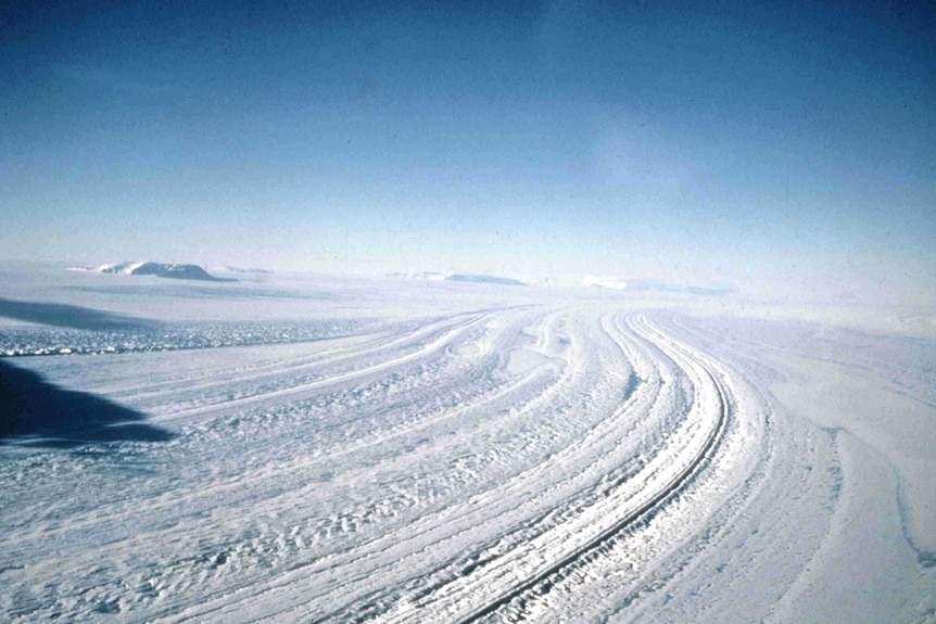 The Lambert Glacier in Antarctica, the biggest in the world.
