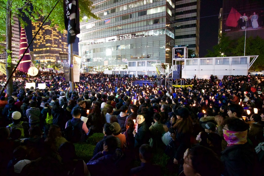 Protests in South Korea