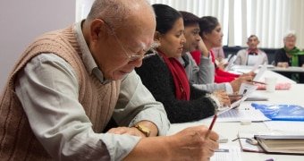 English class for migrants in Sydney