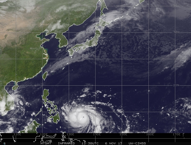 Super Typhoon Haiyan Gaining Strength, Heading Towards Philippines ...