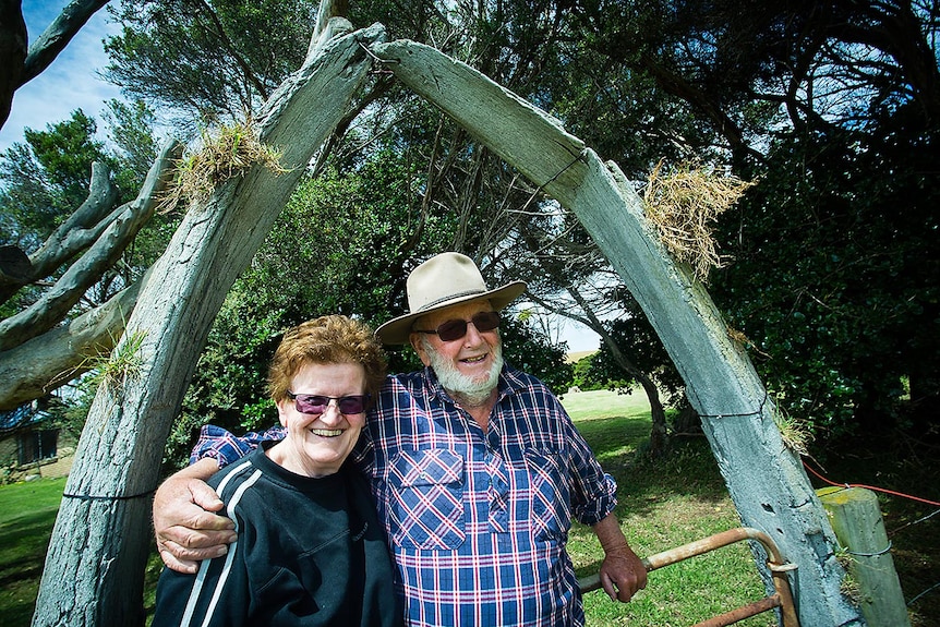 Peter and Yvonne Bowling, King Island