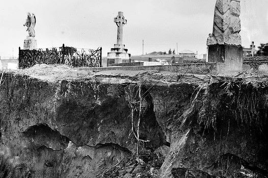 Queanbeyan Cemetery after the flood