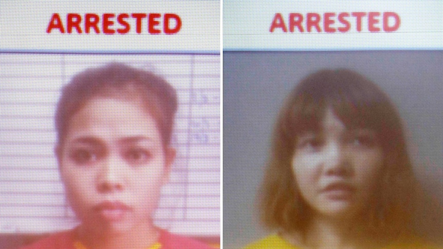 Indonesian suspect Siti Aisyah and Vietnamese suspect Doan Thi Huong.