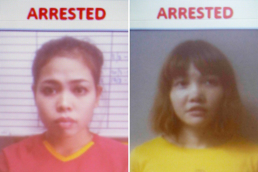 Indonesian suspect Siti Aisyah and Vietnamese suspect Doan Thi Huong.