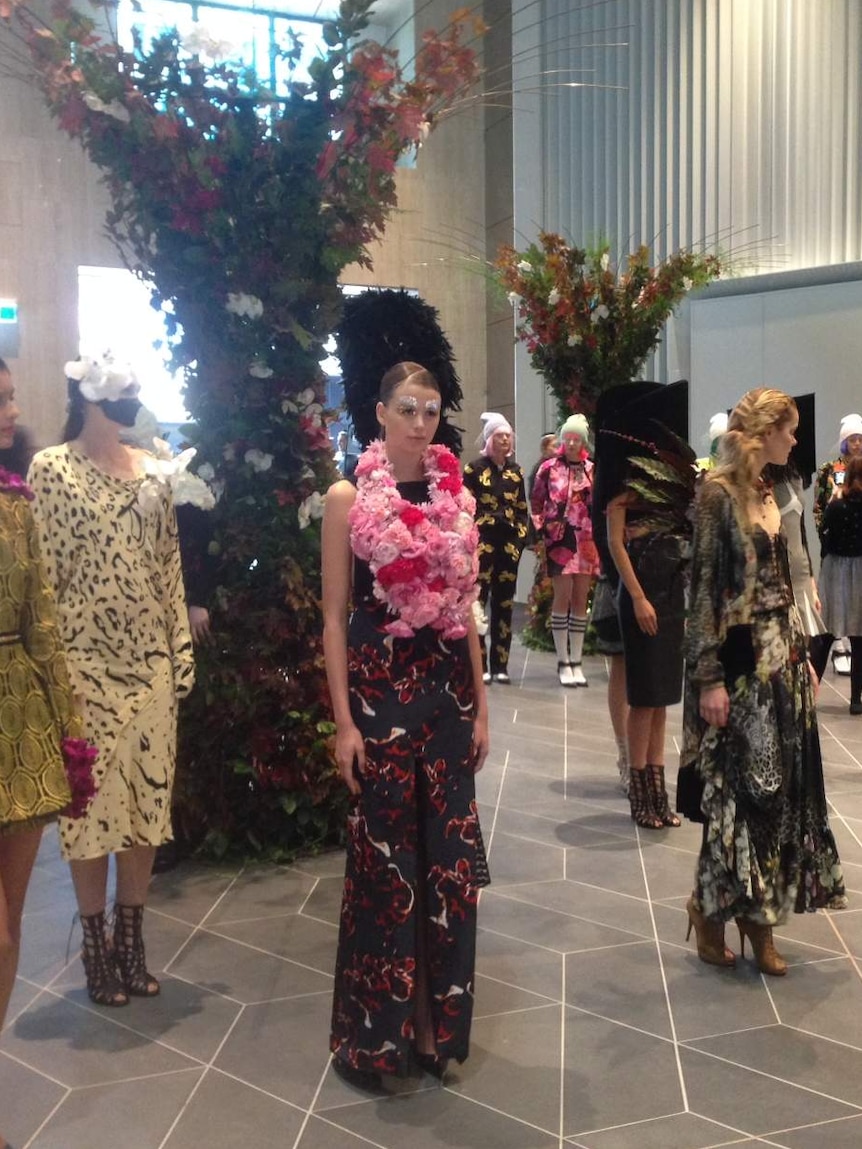 Models at launch of the Emporium Melbourne shopping centre