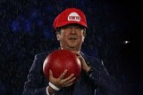 Shinzo Abe as Super Mario