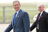 In step: George W Bush and John Howard