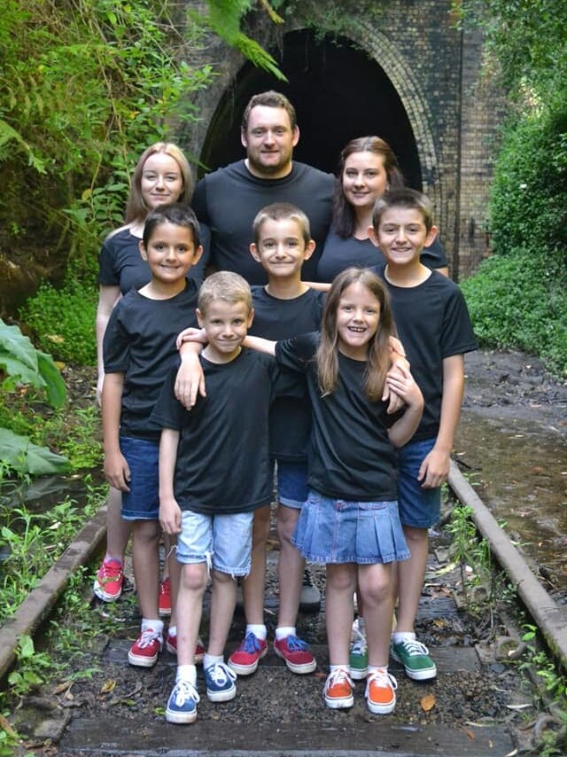 Lisa, Nathan and their six adopted children