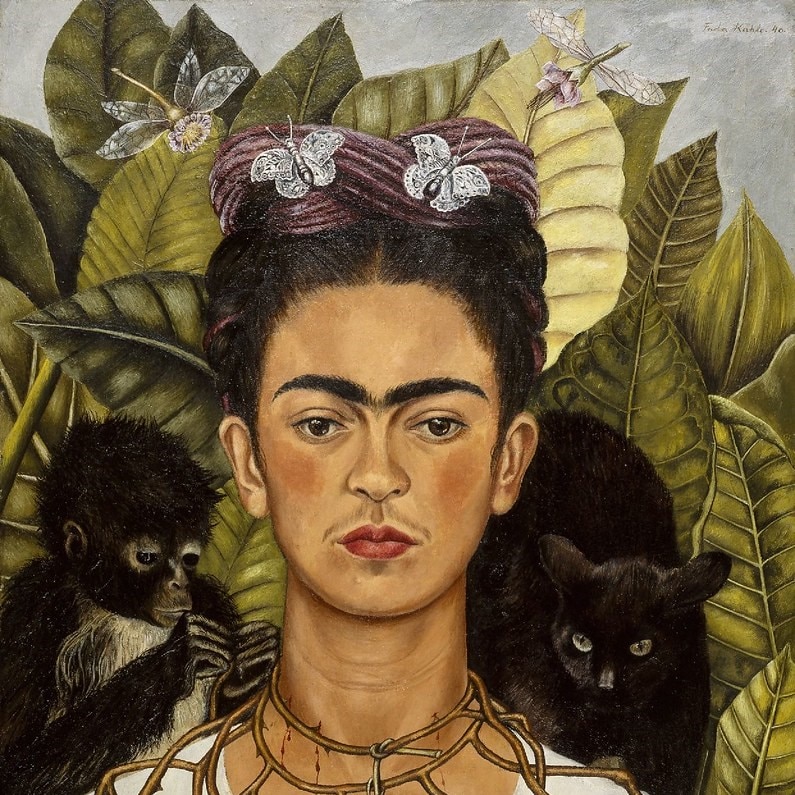 Frida Kahlo, Mexico, art, artist, anniversary, self-portrait