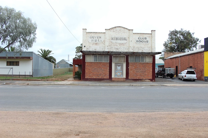 Ouyen is a typical Mallee town.